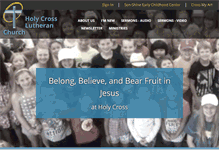 Tablet Screenshot of holycrosslcms.net